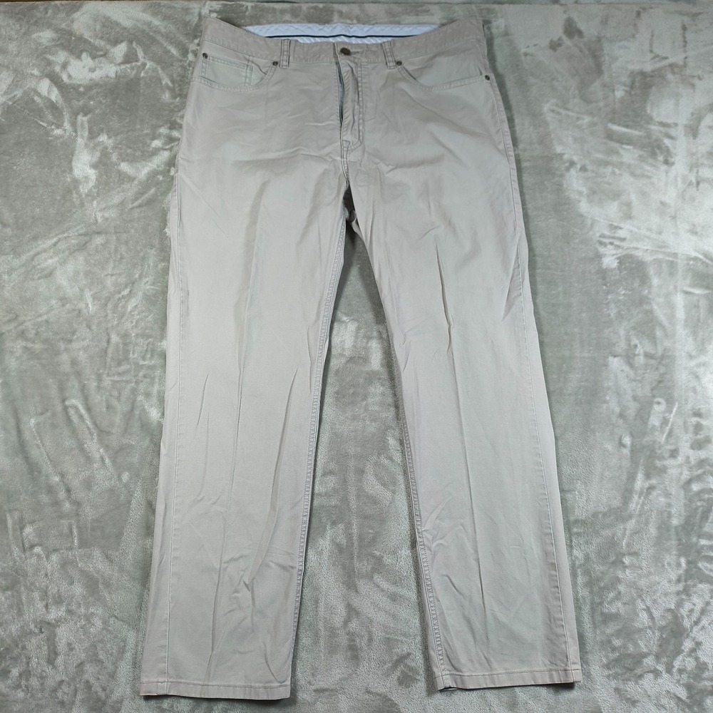 Peter Millar Pants Men 38x28.5 Five Pocket Chino Pima Cotton Stretch Golf Casual